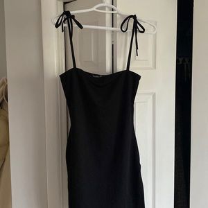 Boohoo black dress